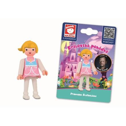 Igráček s pohádkou Královská pohádka - Princezna Zlatovláska EFKO – karton, s.r.o.