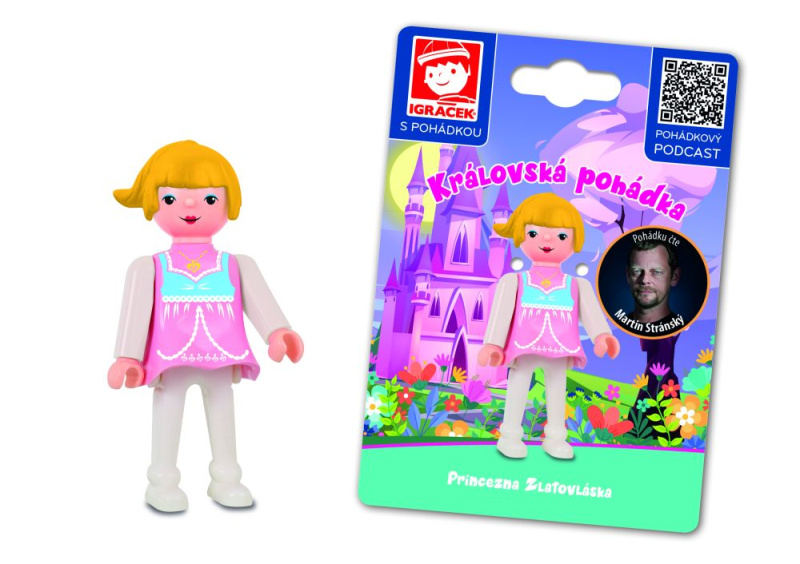 Igráček s pohádkou Královská pohádka - Princezna Zlatovláska EFKO – karton, s.r.o.