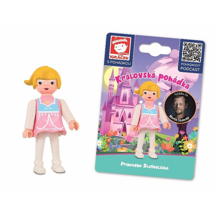 Igráček s pohádkou Královská pohádka - Princezna Zlatovláska EFKO – karton, s.r.o.