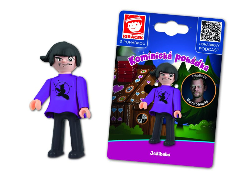 Igráček s pohádkou Kominická pohádka - Ježibaba EFKO – karton, s.r.o.