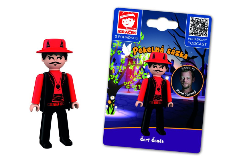 Igráček s pohádkou Pekelná sázka - Čert Čeněk EFKO – karton, s.r.o.