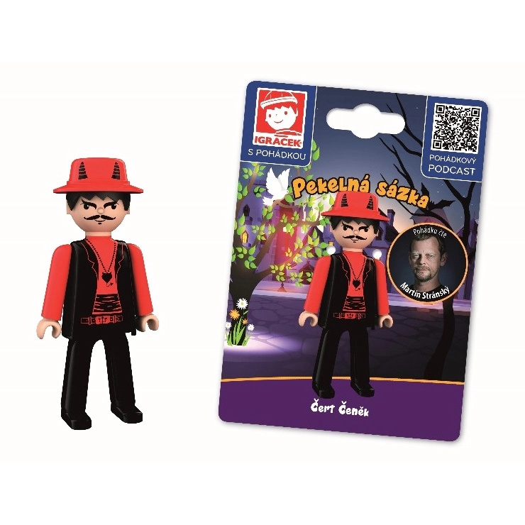 Igráček s pohádkou Pekelná sázka - Čert Čeněk EFKO – karton, s.r.o.