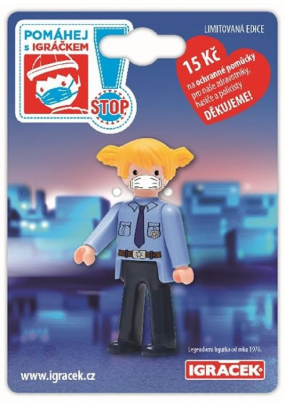 Igráček pomáhej - Policistka EFKO – karton, s.r.o.