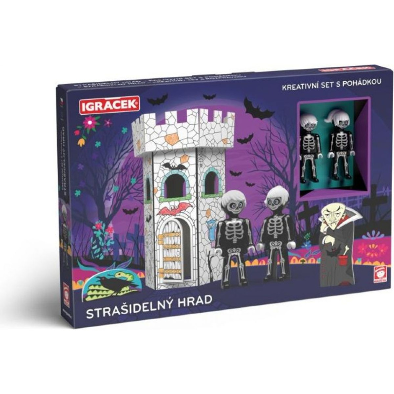 IGRÁČEK Strašidelná věž - kreativní set s pohádkou EFKO – karton, s.r.o.