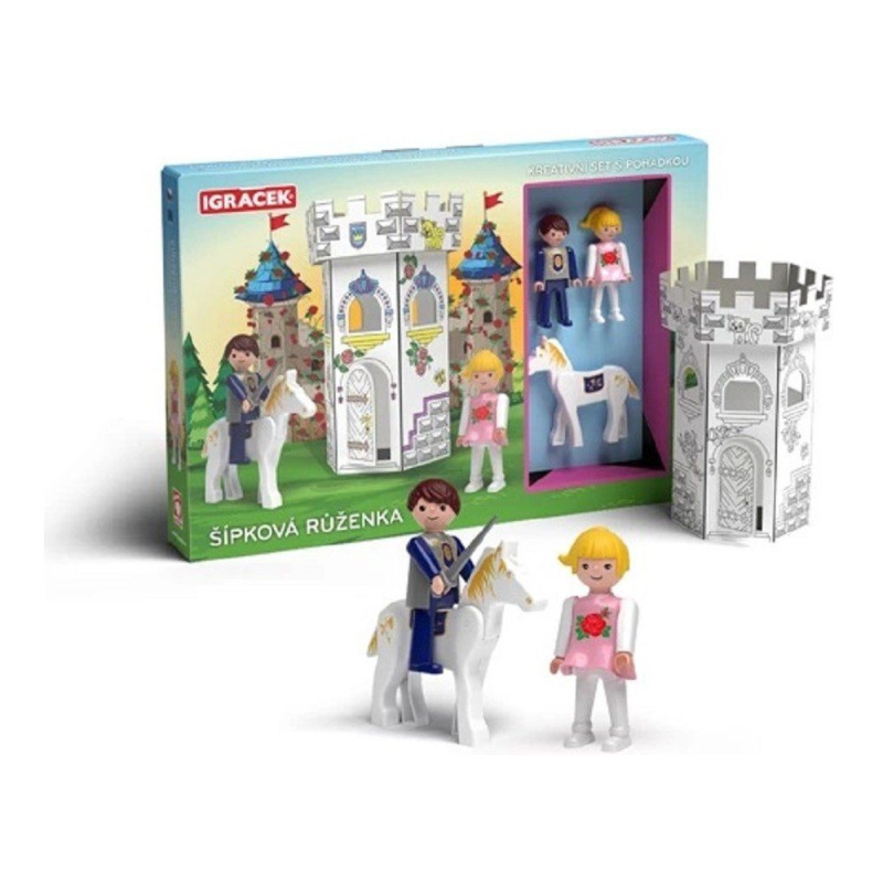 IGRÁČEK Šípková Růženka - kreativní set s pohádkou EFKO – karton, s.r.o.