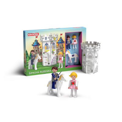 IGRÁČEK Šípková Růženka - kreativní set s pohádkou EFKO – karton, s.r.o.