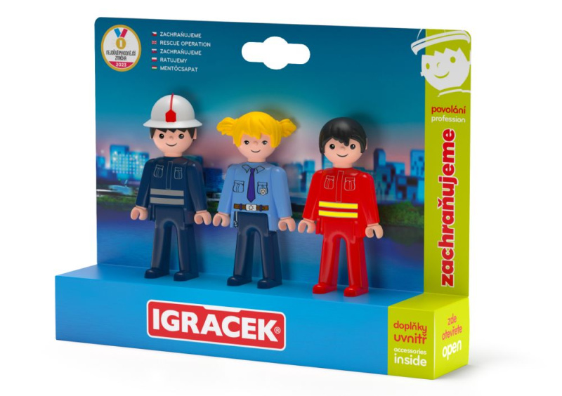 Efko IGRÁČEK Trio Zachraňujeme - Hasič, Policista a Záchranář