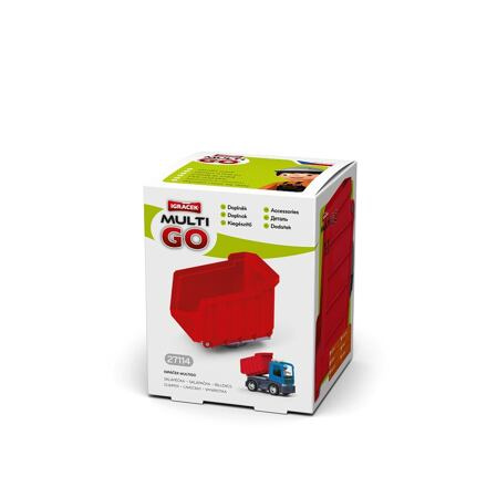 IGRÁČEK MULTIGO - Sklápěčka červená EFKO – karton, s.r.o.