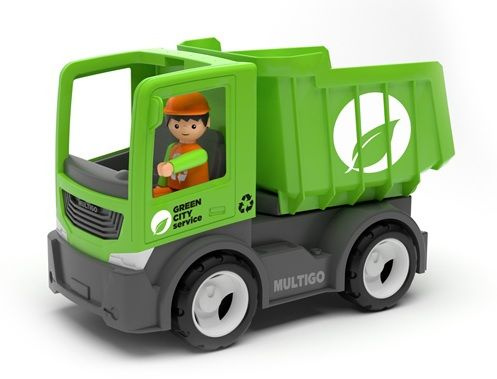 Efko IGRÁČEK MultiGO CITY auto sklápěčka zelená s řidičem