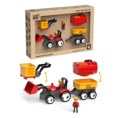 ECO MultiGO Farm set - figurky Igráčků farmářů s traktorem