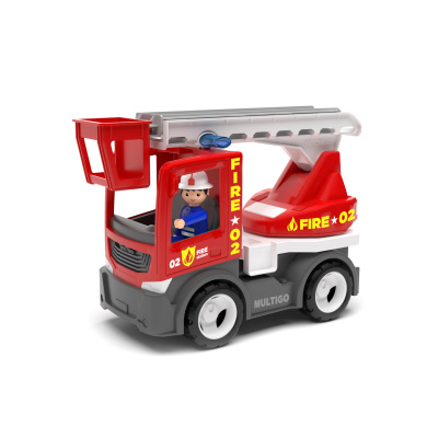 ECO MultiGO Fire - Žebřík s hasičem - auto s Igráčkem