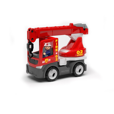 ECO MultiGO Fire - Jeřáb s hasičem - auto s Igráčkem