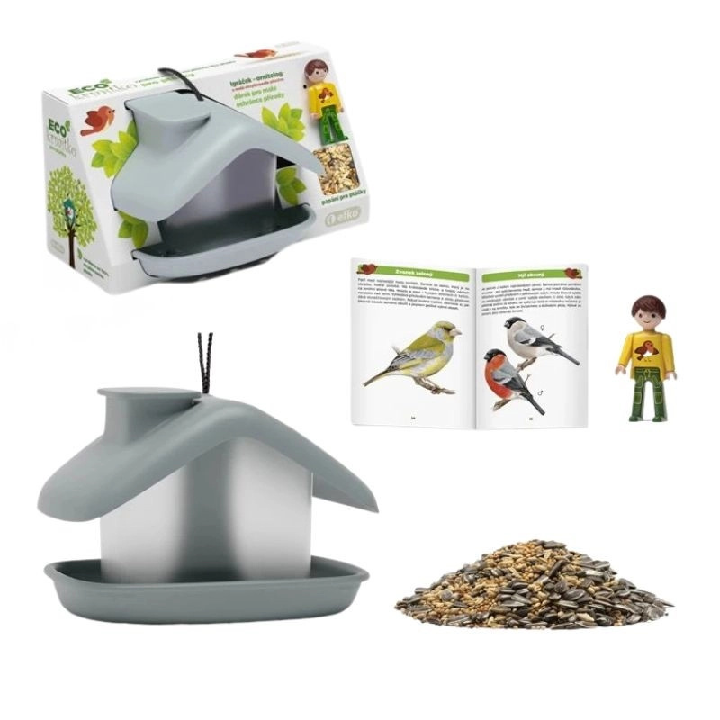 Efko IGRÁČEK Ekologické krmítko s Igráčkem, zobem a atlasem ptáků