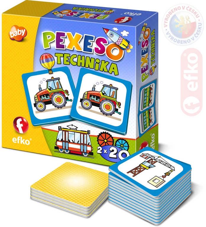 Efko Pexeso TECHNIKA BABY