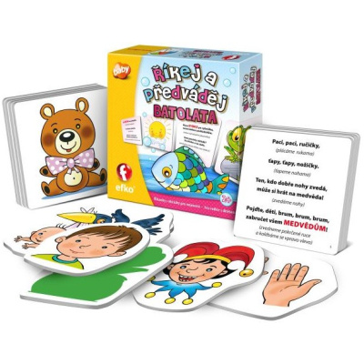 Říkej a předváděj PŘEDŠKOLÁCI: Říkanky s obrázky pro předškoláky, hra pro rodiče s dítětem EFKO – karton, s.r.o.