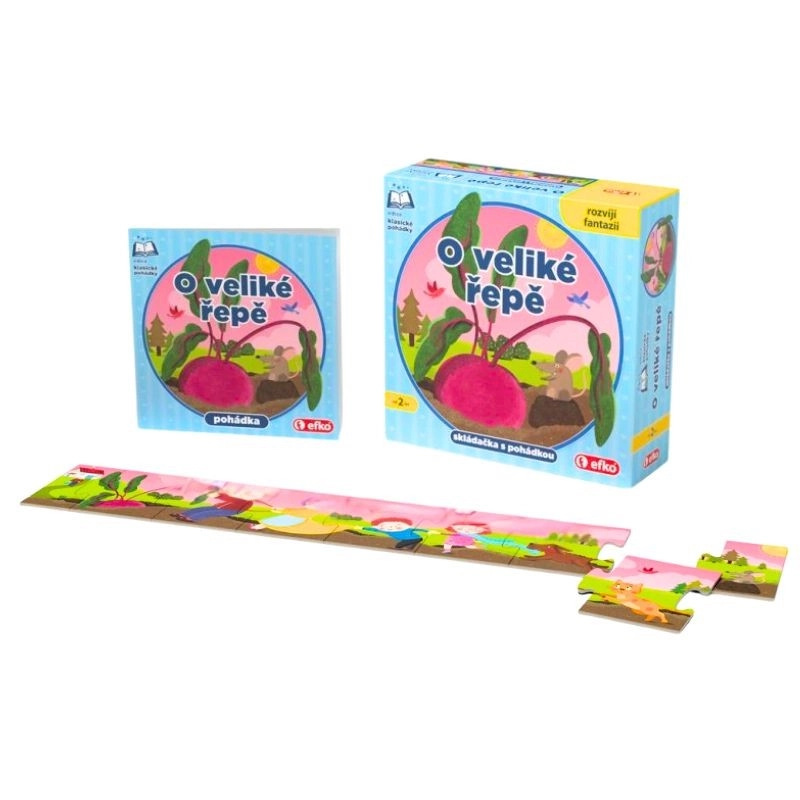 O veliké řepě - skládačka s pohádkou