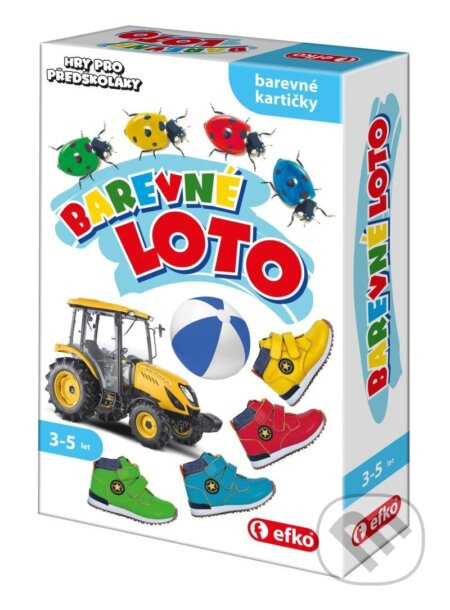 Hry pro předškoláky - Barevné loto - hra z kategorie Vzdělávací hry