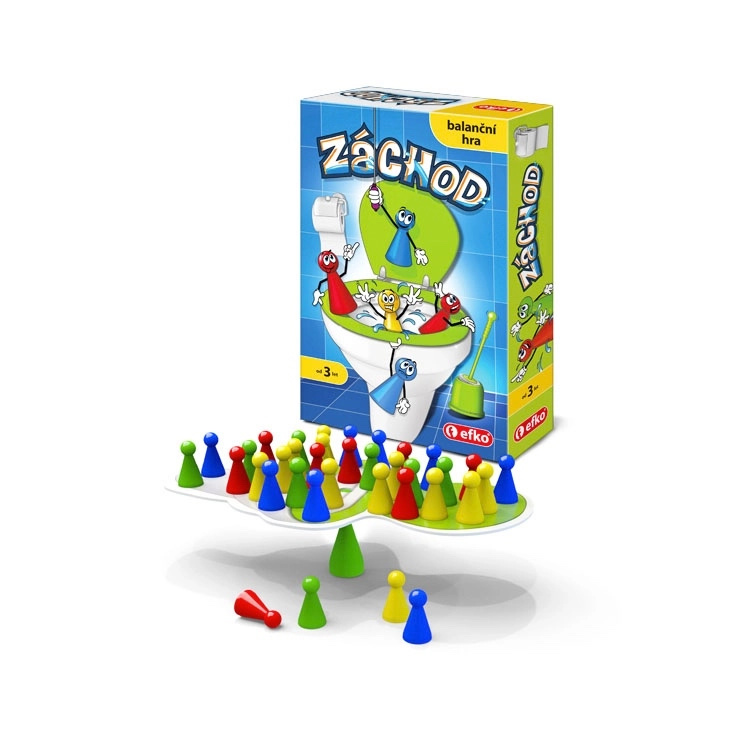 Záchod - balanční rodinná hra