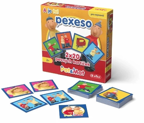 EFKO PAT A MAT Pexeso v krabičce 2x20