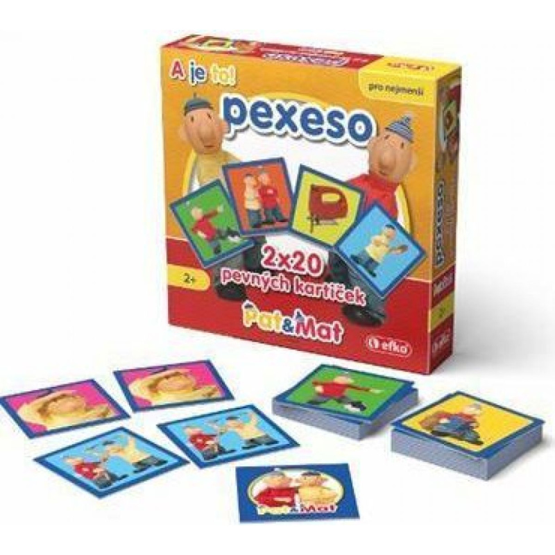 EFKO PAT A MAT Pexeso v krabičce 2x20