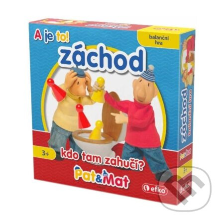 Pat a Mat záchod - balanční rodinná hra