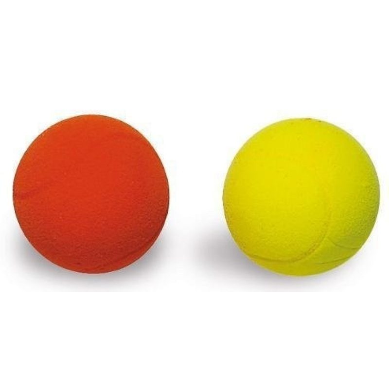 Soft míč na soft tenis pěnový průměr 7cm asst 3 barvy