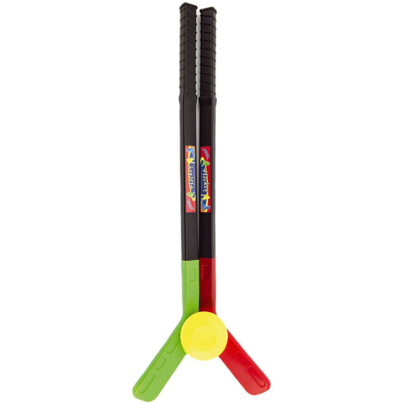 Hokejka 2ks s pukem plast 70cm v síťce
