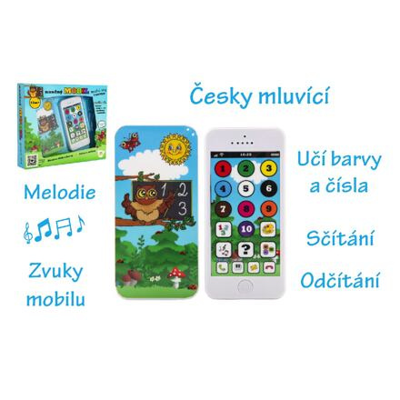 Naučný mobilní telefon pro děti - Moudrá sova
