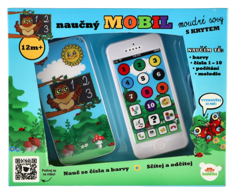 Naučný mobilní telefon pro děti - Moudrá sova