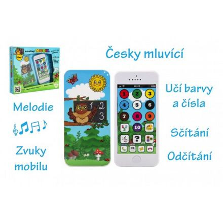 Naučný mobilní telefon pro děti - Moudrá sova