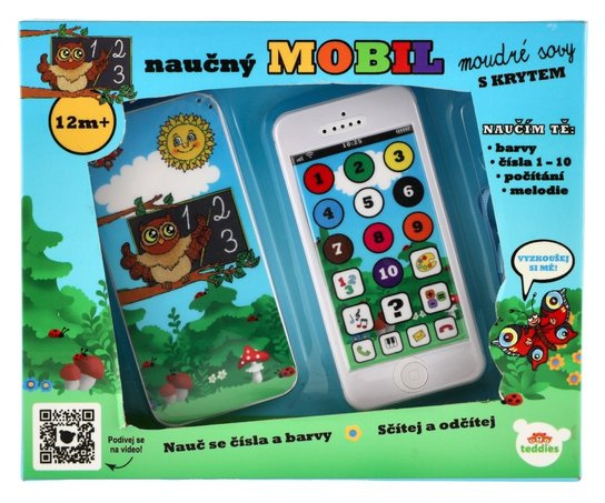 Naučný mobilní telefon pro děti - Moudrá sova