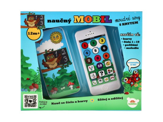Naučný mobilní telefon pro děti - Moudrá sova