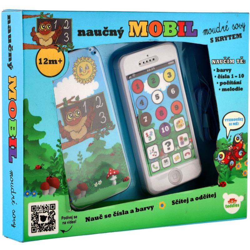 Naučný mobilní telefon pro děti - Moudrá sova