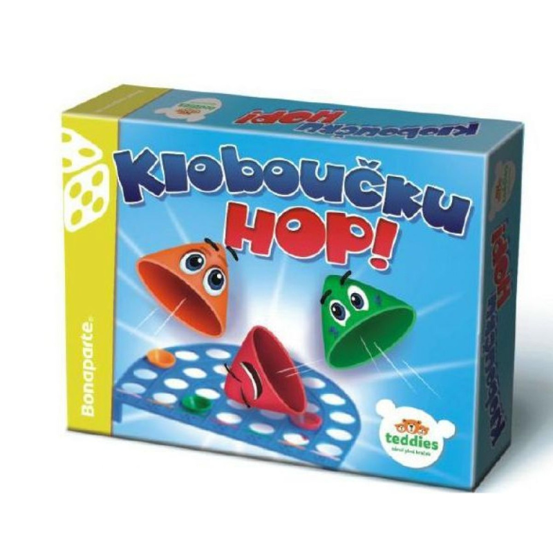 Kloboučku, hop! společenská hra v krabici 23x18x3,5cm