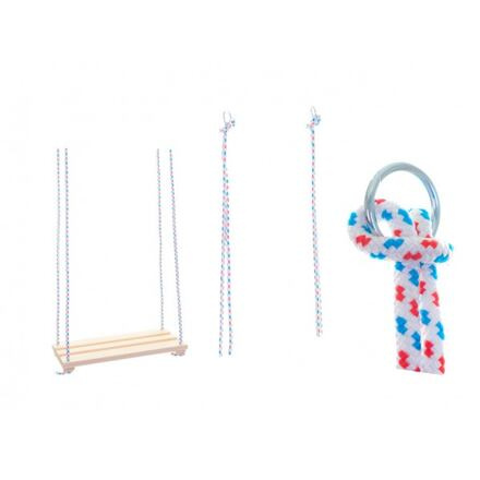 Teddies Houpačka/Houpací prkénko dřevo přírodní 46x19cm nosnost 80kg v sáčku DS85435332