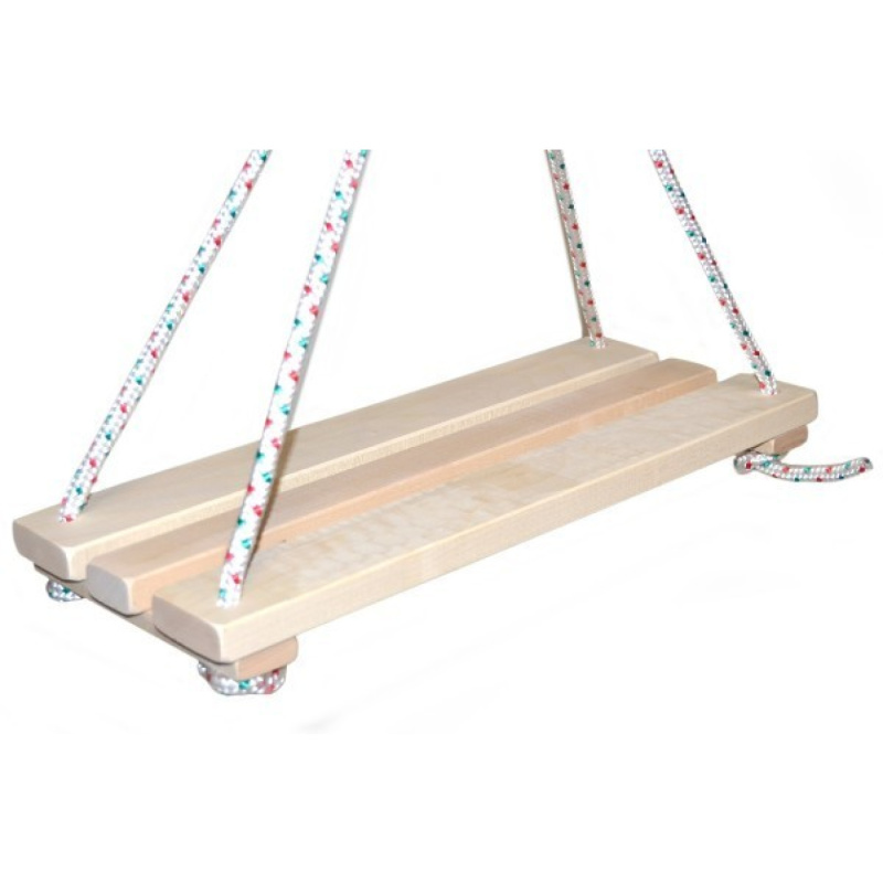 Teddies Houpačka/Houpací prkénko dřevo přírodní 46x19cm nosnost 80kg v sáčku DS85435332