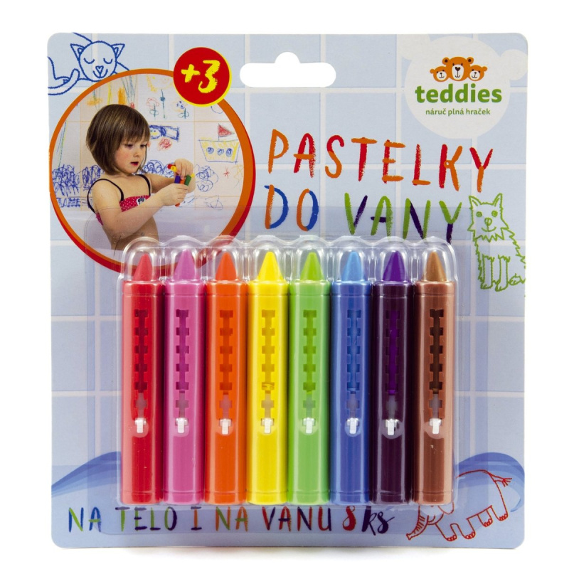 Teddies Pastelky do vany