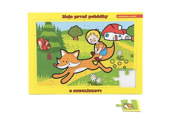 Teddies deskové O Budulínkovi 26 x 17 cm Moje první pohádky 24 dílků