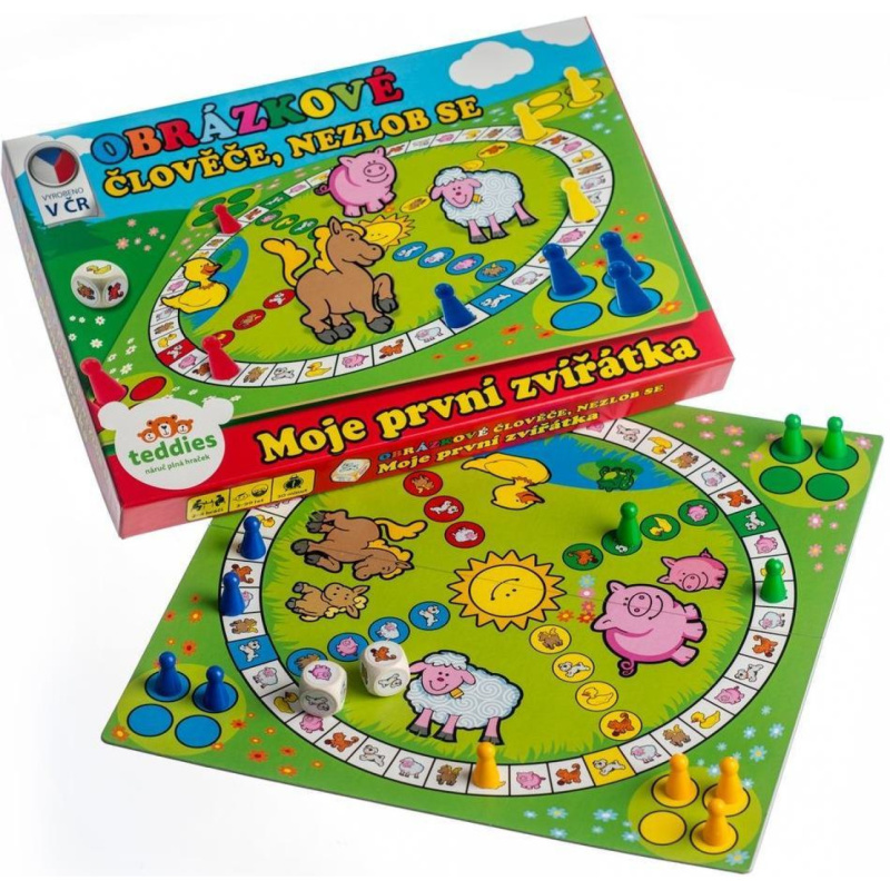 Bonaparte Člověče nezlob se obrázkové Moje první zvířátka