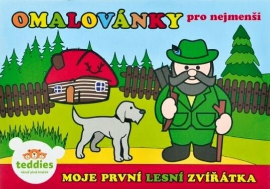 Omalovánky Moje první zvířátka lesní 8 listů 21x14,5cm MPLZ