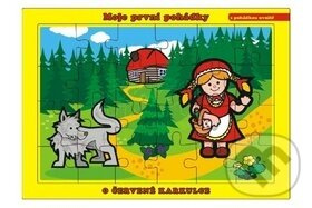 Teddies deskové O Červené Karkulce 26 x 17 cm Moje první pohádky 24 dílků