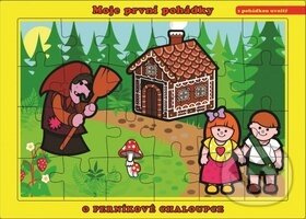 Teddies deskové O Perníkové Chaloupce 26 x 17 cm Moje první pohádky 24 dílků