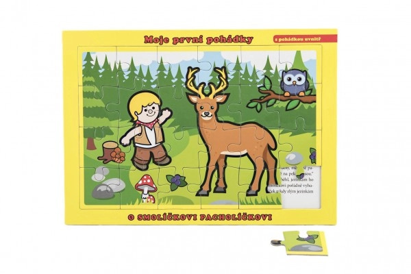 Teddies deskové O Smolíčkovi Pacholíčkovi 26 x 17 cm Moje první pohádky 24 dílků