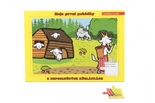 Puzzle deskové: O Neposlušných Kůzlátkách - puzzle z kategorie Maxi dílky