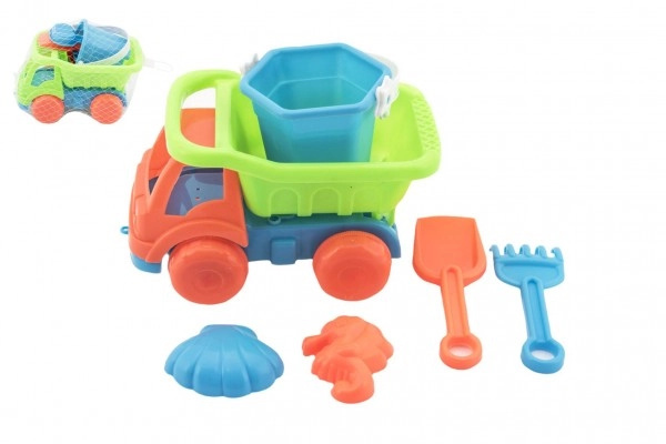 Teddies Auto na písek s doplňky plast 16cm