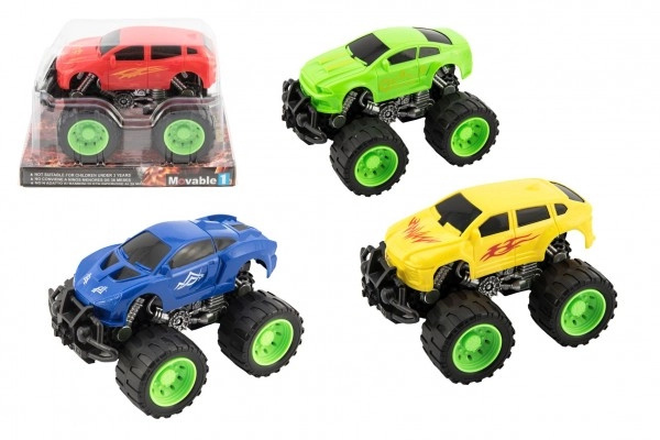 Teddies Auto terénní velká kola plast 13 cm na setrvačník