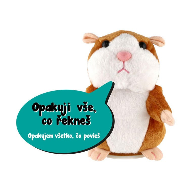 Teddies křeček Mireček opakující věty
