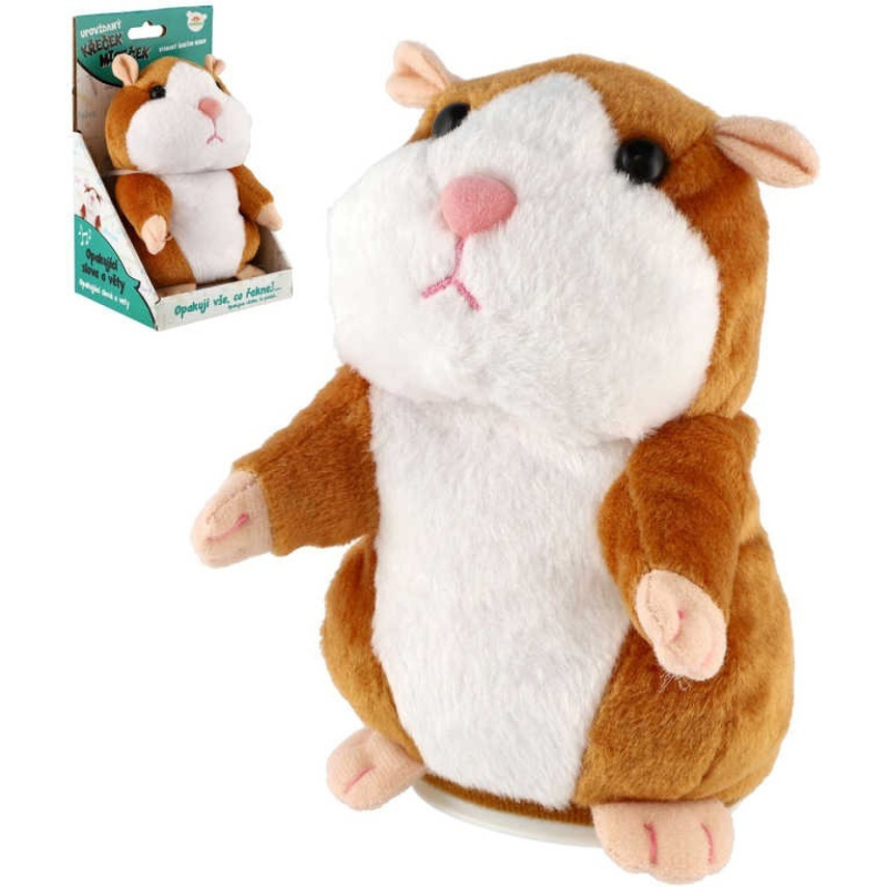 Teddies křeček Mireček opakující věty