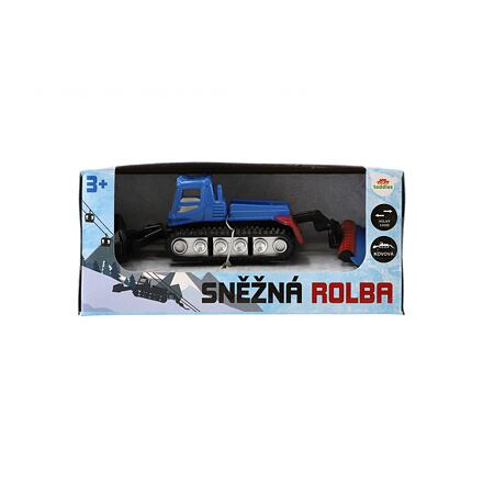 Teddies Sněžná rolba kov/plast 12cm na volný chod