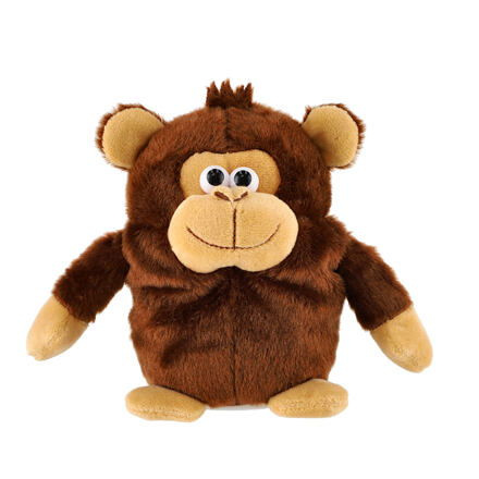 Teddies Opička Tonička opakující věty plyš 18cm na baterie se zvukem